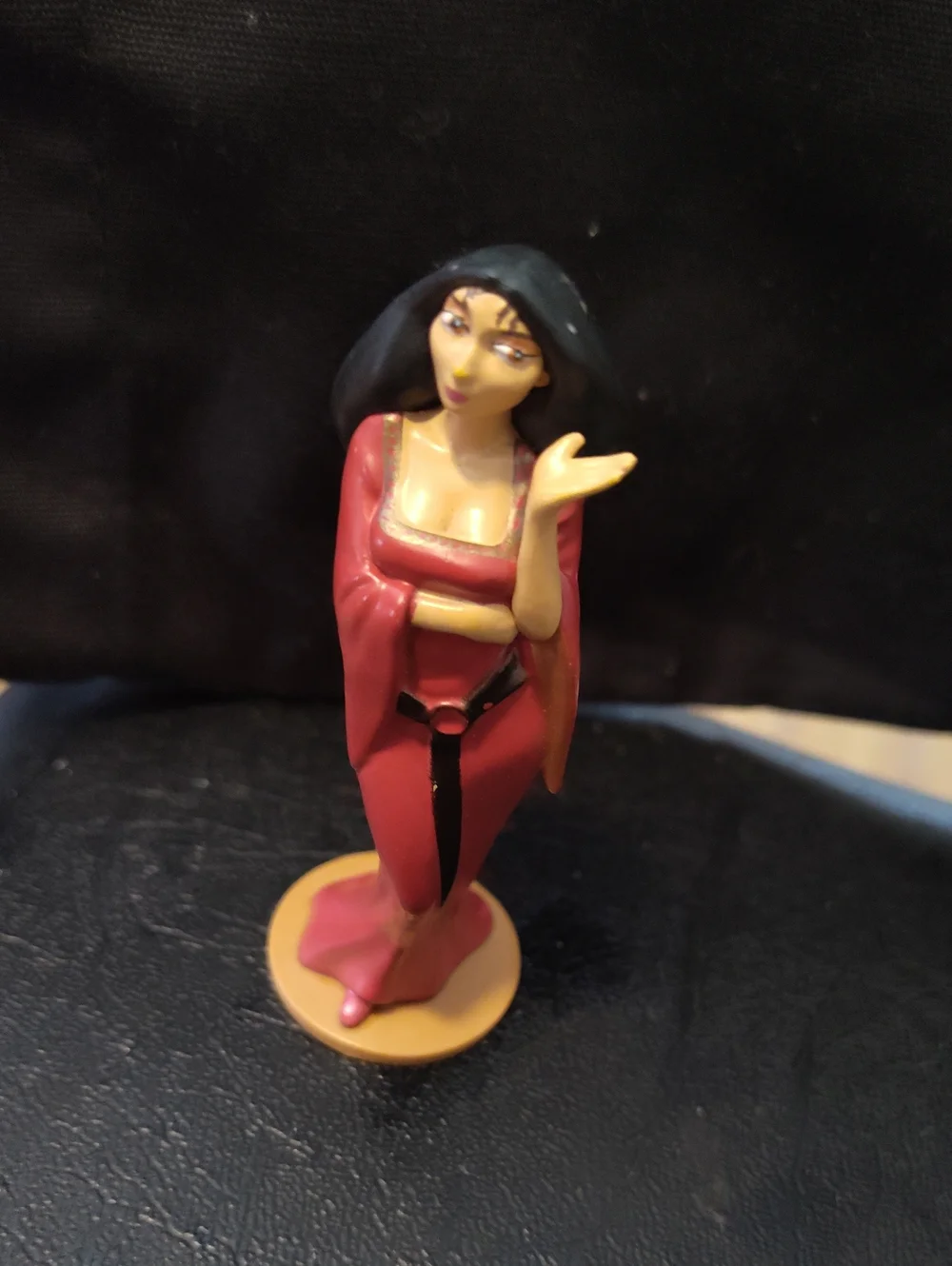 Disney TANGLED / Flynn Rider & Mother Gothel FIGURE Birthday CAKE TOPPER 3.75”